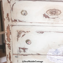 Load image into Gallery viewer, The Fairytale Antique Dresser! Gorgeous French Cottage Chippy Antique Vanity/ Dresser!-Custom Order