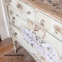 Load image into Gallery viewer, The Fairytale Antique Dresser! Gorgeous French Cottage Chippy Antique Vanity/ Dresser!-Custom Order