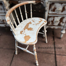 Load image into Gallery viewer, Antique French Chateau Vanity: Farmhouse Cottage Dressing Table
