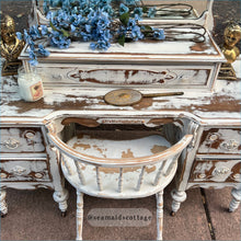 Load image into Gallery viewer, Antique French Chateau Vanity: Farmhouse Cottage Dressing Table
