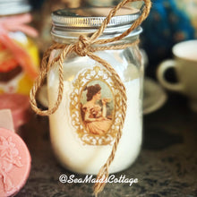 Load image into Gallery viewer, Handmade Warm Sugar Cookie Soy Candle: French Chateau Design, 16 oz
