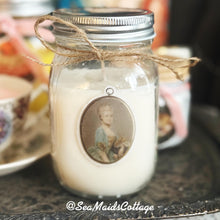 Load image into Gallery viewer, Handmade Warm Sugar Cookie Soy Candle: French Chateau Design, 16 oz
