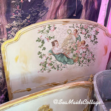Load image into Gallery viewer, Enchanted Gilded Roses Headboard &amp; Footboard Set

