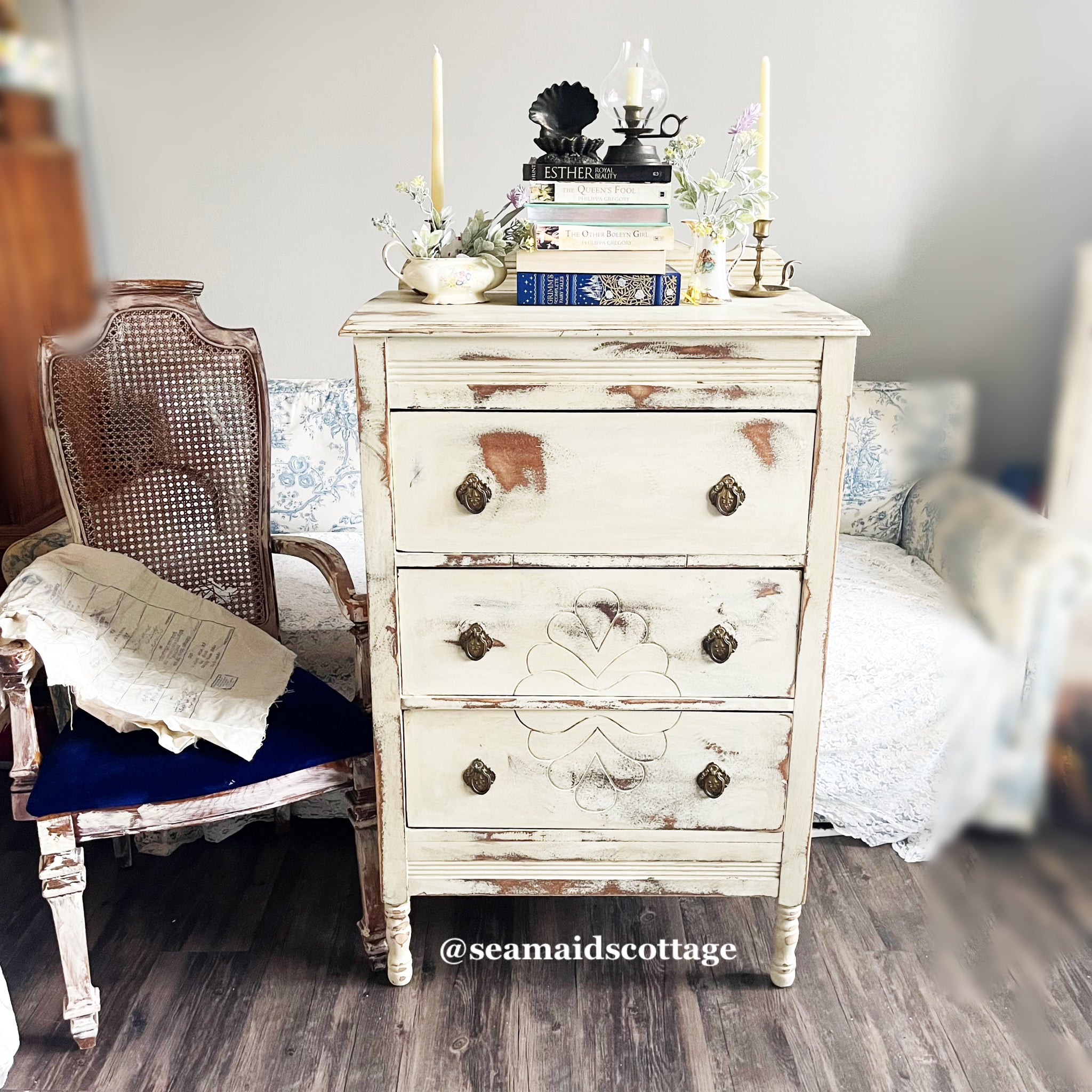 vintage dresser Margaux French Country Tall Vintage Dresser-Custom Order