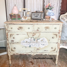 Load image into Gallery viewer, The Fairytale Antique Dresser! Gorgeous French Cottage Chippy Antique Vanity/ Dresser!-Custom Order
