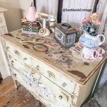 Load image into Gallery viewer, The Fairytale Antique Dresser! Gorgeous French Cottage Chippy Antique Vanity/ Dresser!-Custom Order
